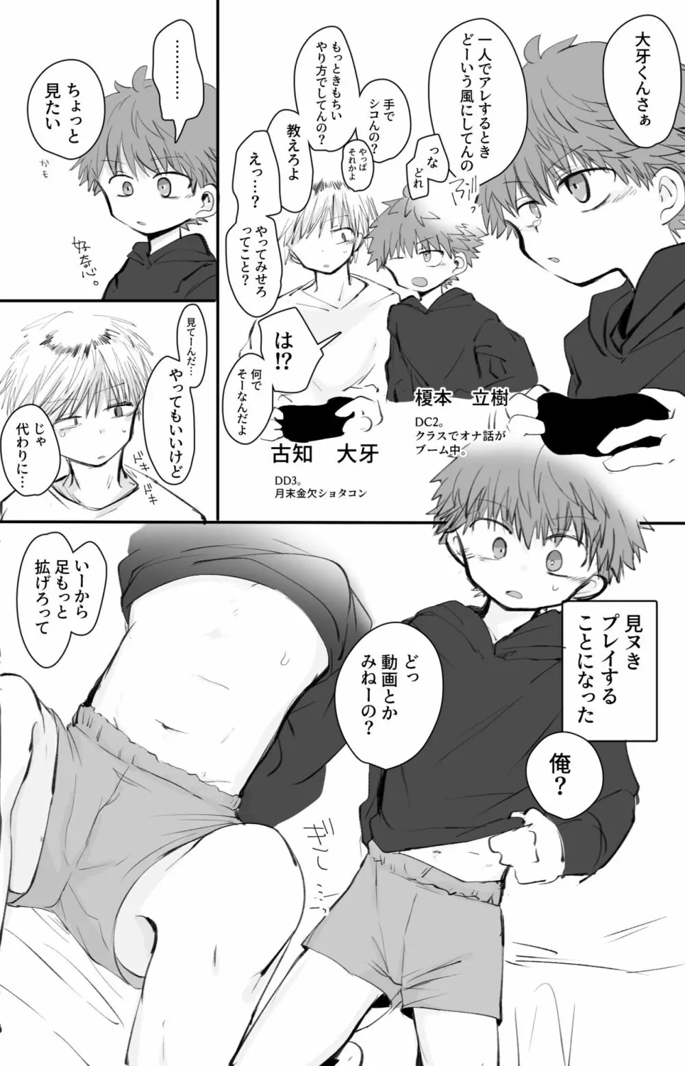 おにしょた見ヌき漫画 + 大牙と立樹