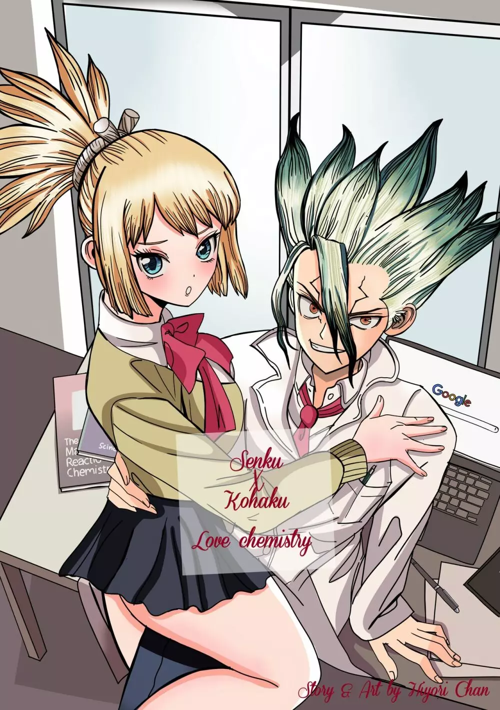 Senku x Kohaku love chemistry